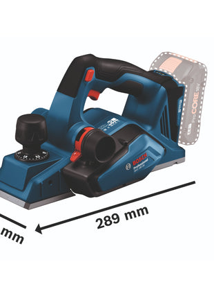 Bosch GHO 18V-26 Professional Rabot sans fil 18 V 2,6 mm Brushless + 1x batterie 4,0 Ah + L-Boxx - sans chargeur