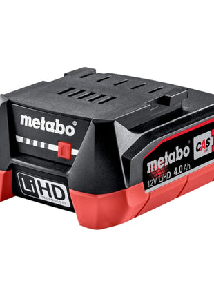 Metabo Akku Set 2x LiHD Akkupack 12 V  4,0 Ah / 4000 mAh Li-Ion mit Ladestandanzeige ( 2x 625349000 )