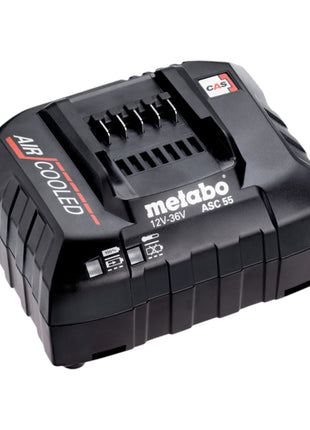 Metabo Set de base 4x bloc batterie LiHD 12 V 4,0 Ah ( 4x 625349000 ) + chargeur ASC 55 ( 627044000 )