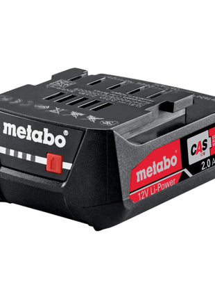 Metabo Akku Set 4x Li-Power Akkupack 12 V 2,0 Ah / 2000 mAh Li-Ion mit Ladestandanzeige ( 4x 625406000 )