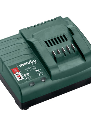 Metabo Set de base 12 V 1x bloc batterie Li-Power 2,0 Ah ( 625406000 ) + chargeur SC 30 ( 316067840 )