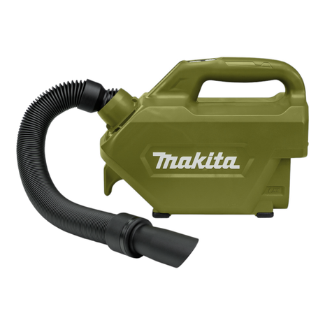 Makita DCL 184 ZO aspirador inalámbrico 18 V 54 mbar 0,5 l Olive Outdoor Adventure Series Solo - sin batería, sin cargador