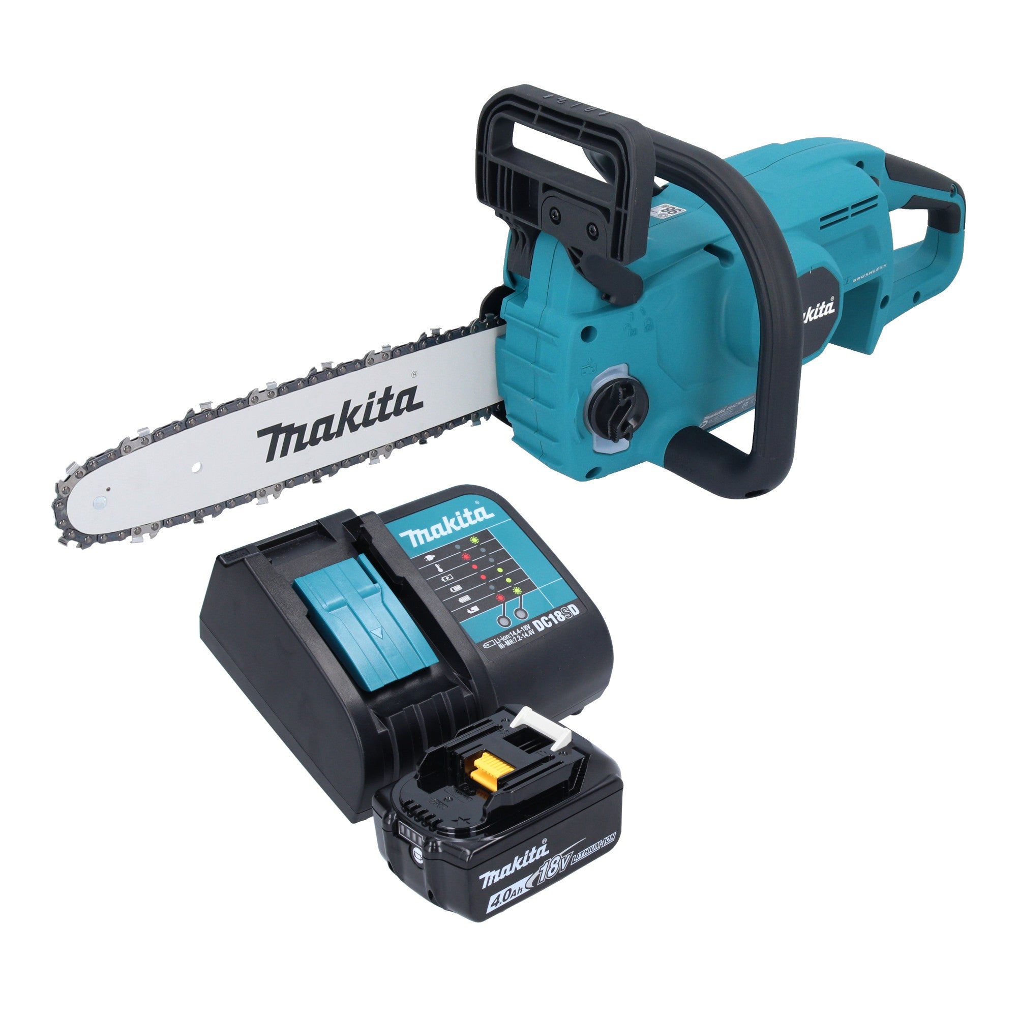 Makita DUC 307 SMX3 Akku Kettensaege 18 V 30 cm Brushless 1x Akku 4 0 Ah Ladegeraet 0 - toolbrothers