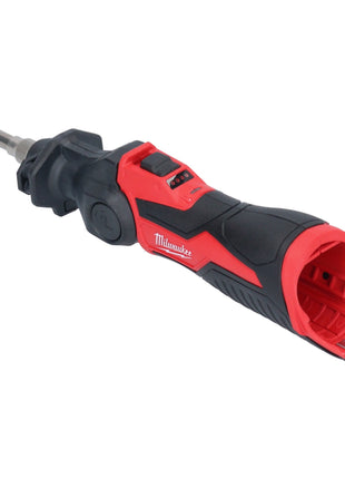 Milwaukee M12 SI-202 Akku Lötkolben 12 V 400 °C arretierbarer Kopf + 2x Akku 2,0 Ah + Ladegerät