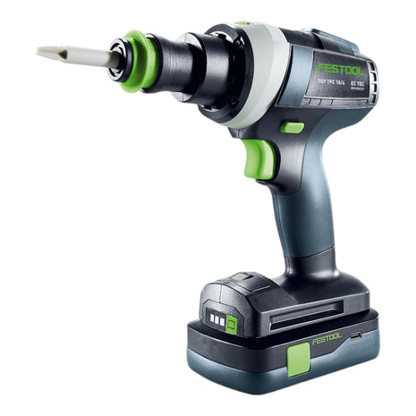 Taladro inalámbrico de juguete Festool TY-TPC (577937) + 1x batería + juego de broca y taladro 3 piezas.