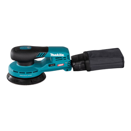 Makita BO 001 CGD101 Akku Exzenterschleifer 40 V max 125 mm 5 0 mm Hub Brushless 1x Akku 2 5 Ah Ladegeraet Makpac 1 - toolbrothers
