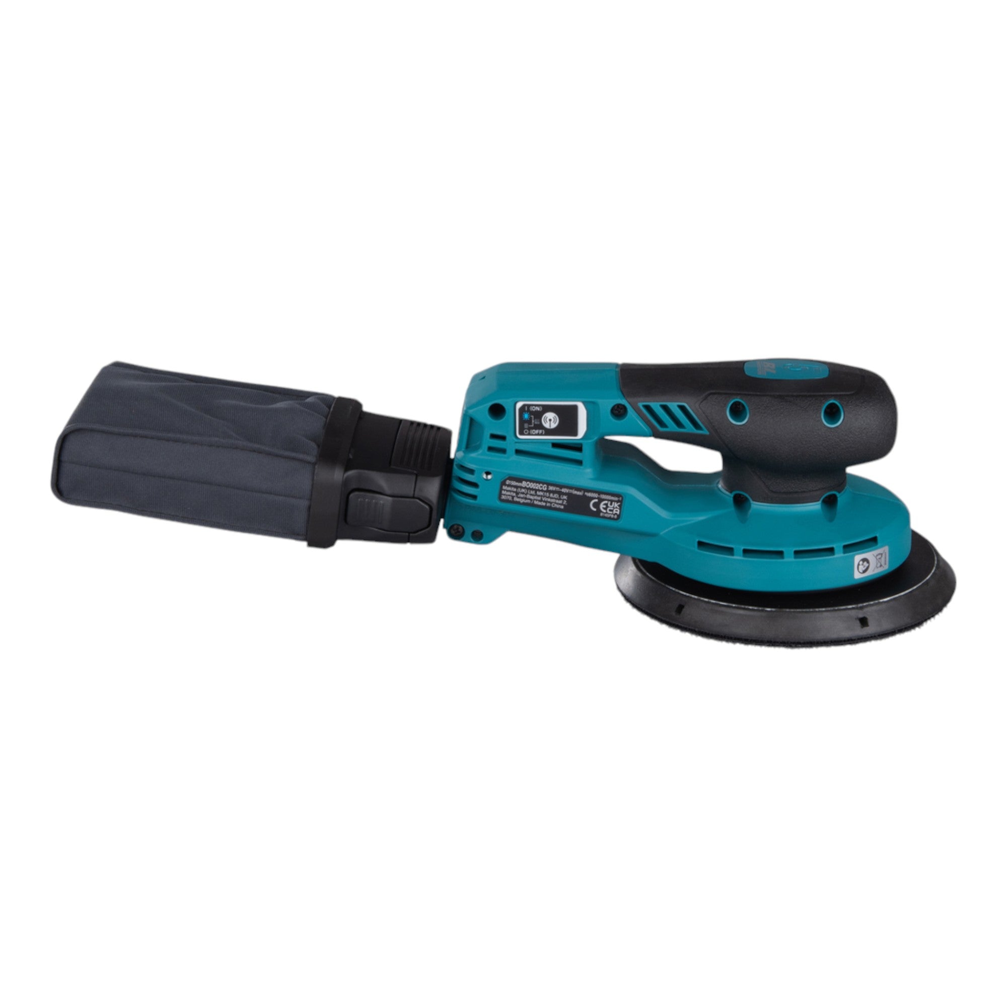 Makita BO 002 CGD201 Akku Exzenterschleifer 40 V max 150 mm 5 0 mm Hub Brushless 2x Akku 2 5 Ah Ladegeraet 4 - toolbrothers