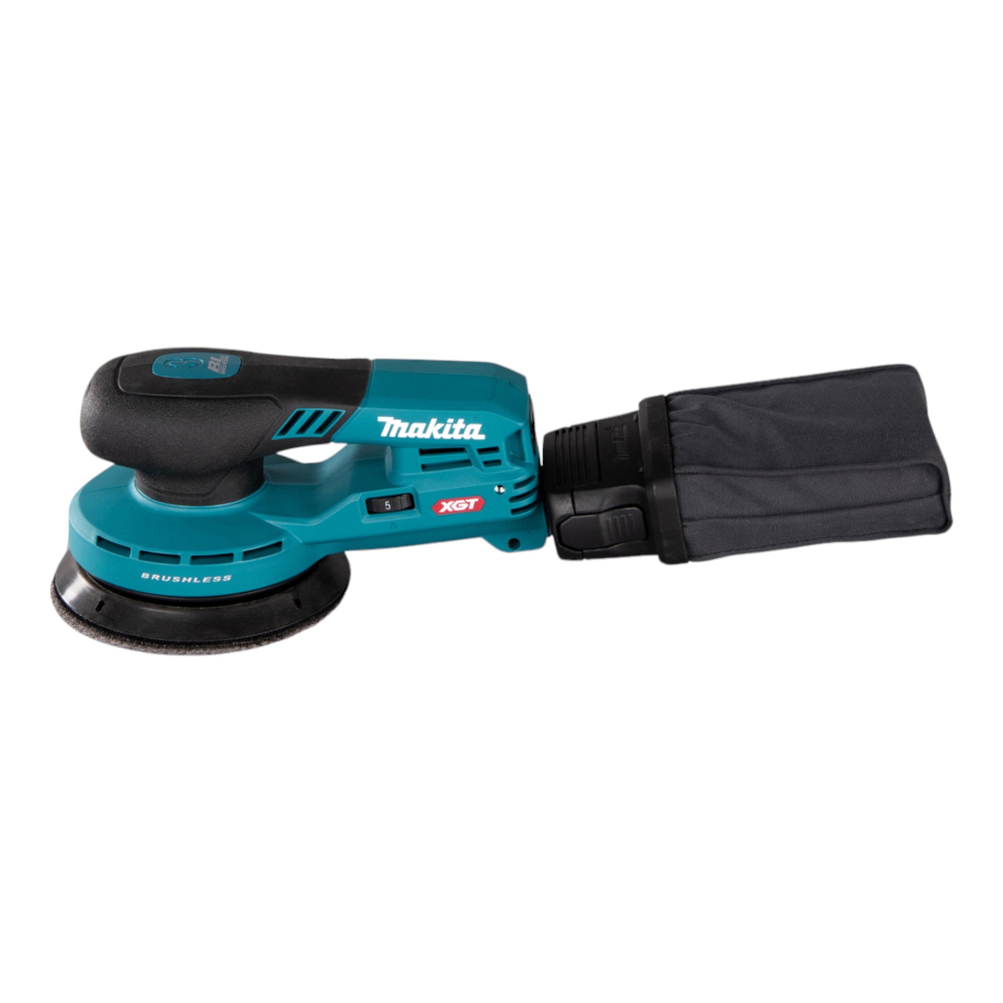 Makita BO 003 CGA101 Akku Exzenterschleifer 40 V max 125 mm 3 0 mm Hub Brushless 1x Akku 2 0 Ah Makpac ohne Ladegeraet 1 - toolbrothers