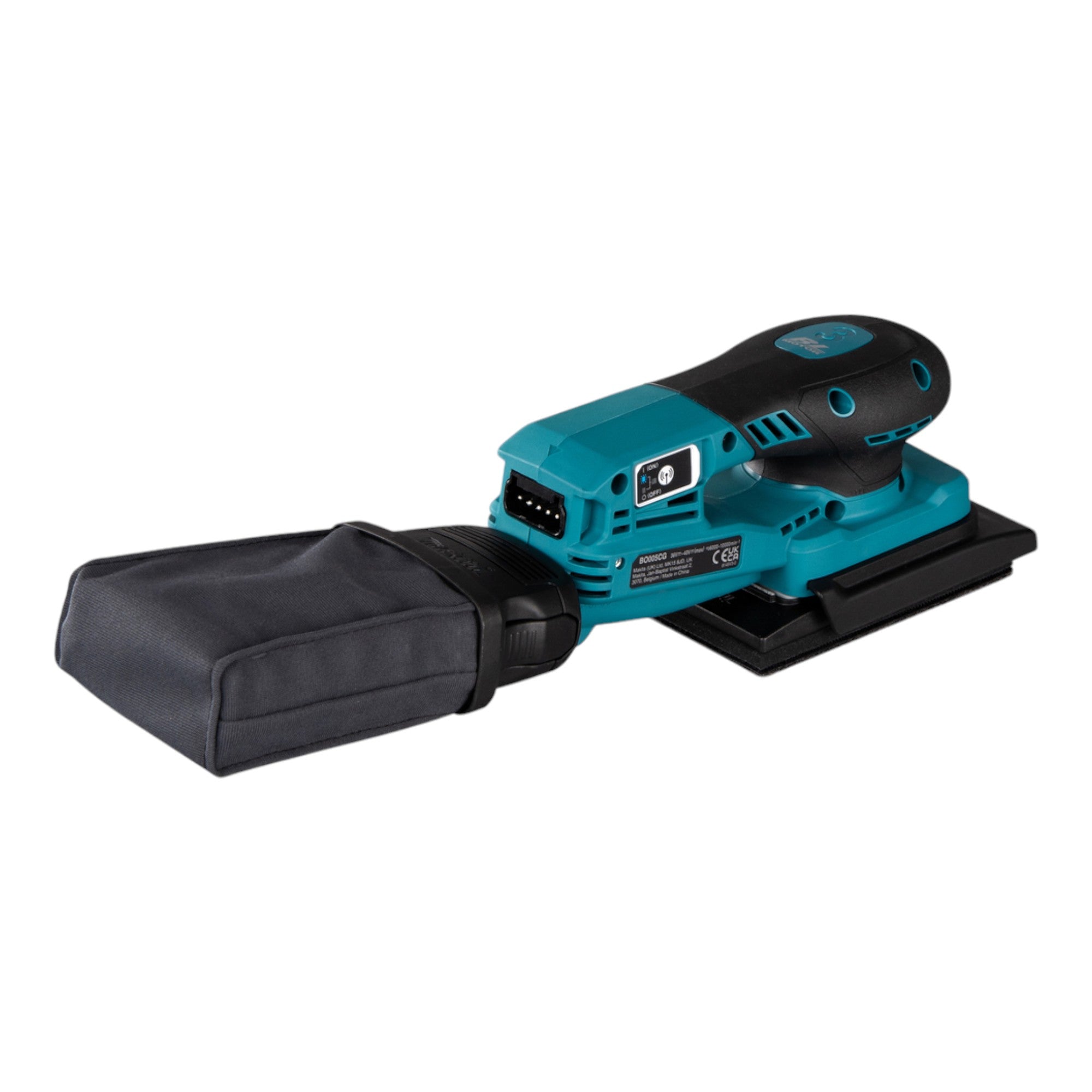 Makita BO 005 CGA101 Akku Schwingschleifer 40 V max 80 x 130 mm 3 0 mm Hub Brushless 1x Akku 2 0 Ah Ladegeraet 3 - toolbrothers