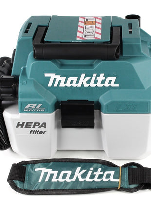 Makita DVC 750 LM1X3 Akku Staubsauger Nass und Trockensauger 18 V tragbar + 1x 4,0 Ah Akku - ohne Zubehör, ohne Ladegerät - Toolbrothers