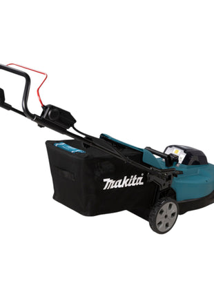 Makita DLM 538 CM4 Akku Rasenmäher 36 V ( 2x 18 V ) 530 mm + 4x Akku 4,0 Ah + Ladegerät