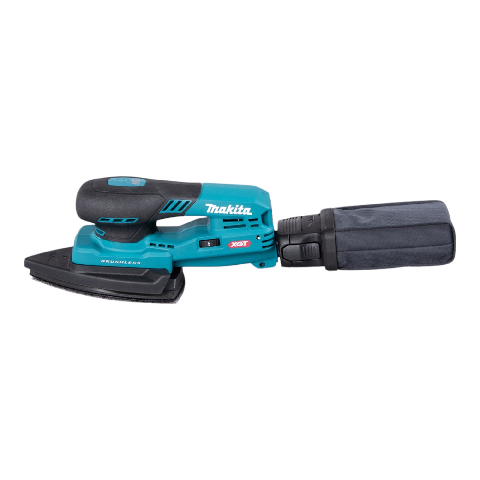 Makita BO 006 CGA101 Akku Deltaschleifer 40 V max 100 x 150 mm 3 0 mm Hub Brushless 1x Akku 2 0 Ah Ladegeraet Makpac 1 - toolbrothers