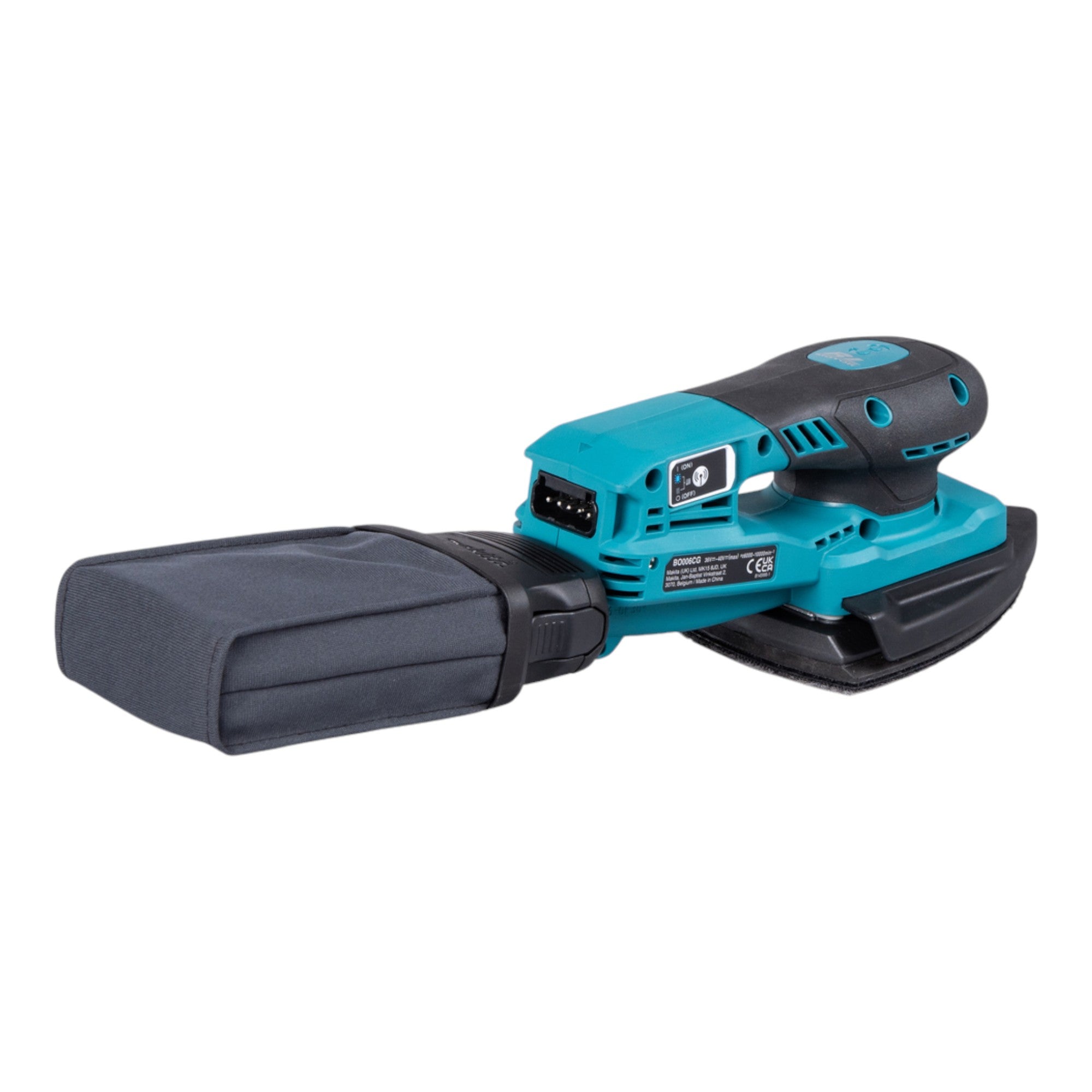 Makita BO 006 CGD101 Akku Deltaschleifer 40 V max 100 x 150 mm 3 0 mm Hub Brushless 1x Akku 2 5 Ah Ladegeraet Makpac 4 - toolbrothers