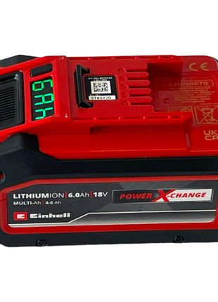 Einhell PXC Starter Kit 2x Multi-Ah Power X-Change Plus 18 V 4,0 / 6,0 Ah ( 2x 4511502 ) + Power X-Twincharger 3A Doppel Ladegerät ( 4512069 )