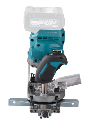 Makita RP 001 GM101 Défonceuse sans fil 40 V max. 12 mm Brushless + 1x batterie 4,0 Ah + chargeur