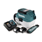 Makita DVC 750 LRGX3 Akku Staubsauger Nass und Trockensauger 18 V tragbar + 2x 6,0 Ah Akku und Lader- ohne Zubehör - Toolbrothers