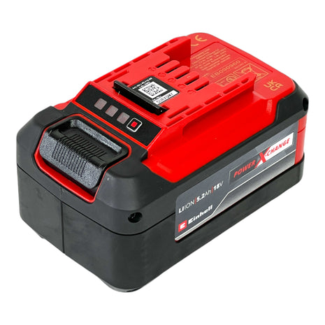 Einhell 18V 5,2Ah PXC-Twinpack 2x batterie 18 V 5,2 Ah Li-Ion ( 4511526 ) avec indicateur de charge