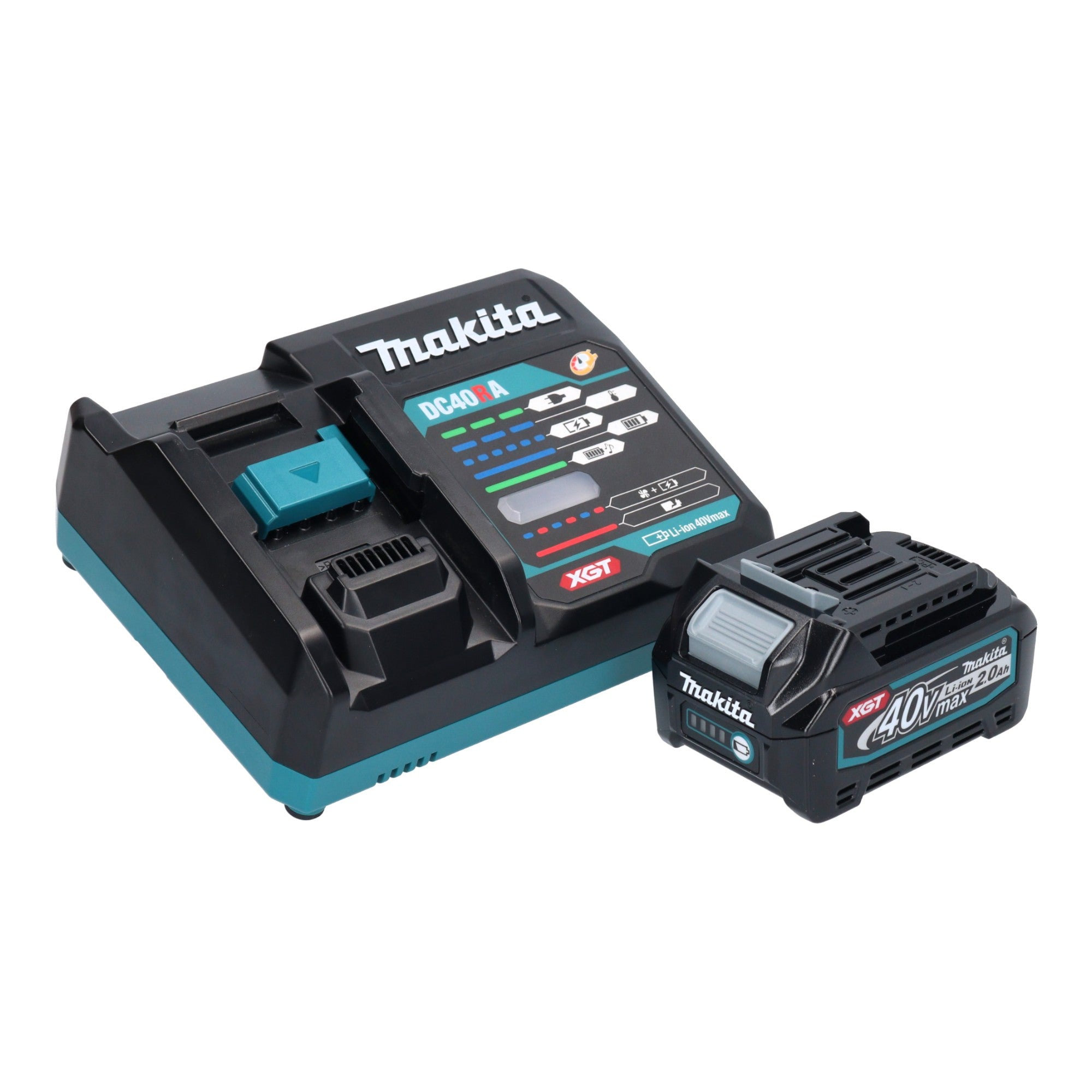 Makita RP 001 GA101 Akku Oberfraese 40 V max 12 mm Brushless 1x Akku 2 0 Ah Ladegeraet Makpac 3 - toolbrothers