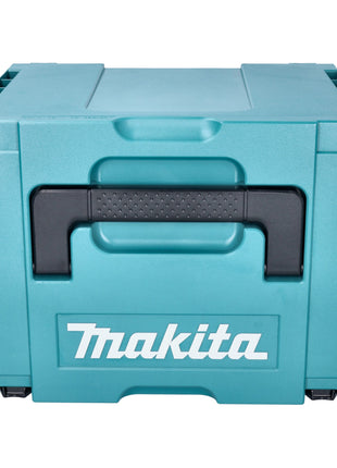 Enrutador de batería Makita RP 001 GM201 40 V máx. 12 mm sin escobillas + 2 baterías 4,0 Ah + cargador + Makpac