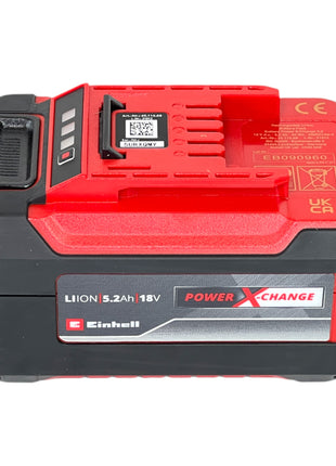 Einhell PXC Starter Kit 2x Power X-Change Plus batterie 18 V 5,2 Ah ( 2x 4511437 ) + Power X-Twincharger 3A chargeur double ( 4512069 )