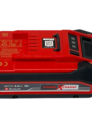 Einhell PXC Starter Kit 2x Power X-Change Plus batterie 18 V 4,0 Ah ( 2x 4511553 ) + Power X-Twincharger 3A chargeur double ( 4512069 )