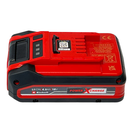 Einhell PXC Starter Kit 2x Power X-Change Plus batterie 18 V 4,0 Ah ( 2x 4511553 ) + Power X-Twincharger 3A chargeur double ( 4512069 )