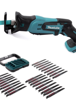 Makita DJR 185 Z 18 V Li-Ion Akku Recipro Säbelsäge Solo + 27 tlg. Sägeblatt-Set - Toolbrothers