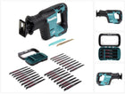 Makita DJR 188 Z Akku Reciprosäge 18 V Brushless Säbelsäge Solo + 27 tlg. Sägeblatt-Set - ohne Akku, ohne Ladegerät - Toolbrothers