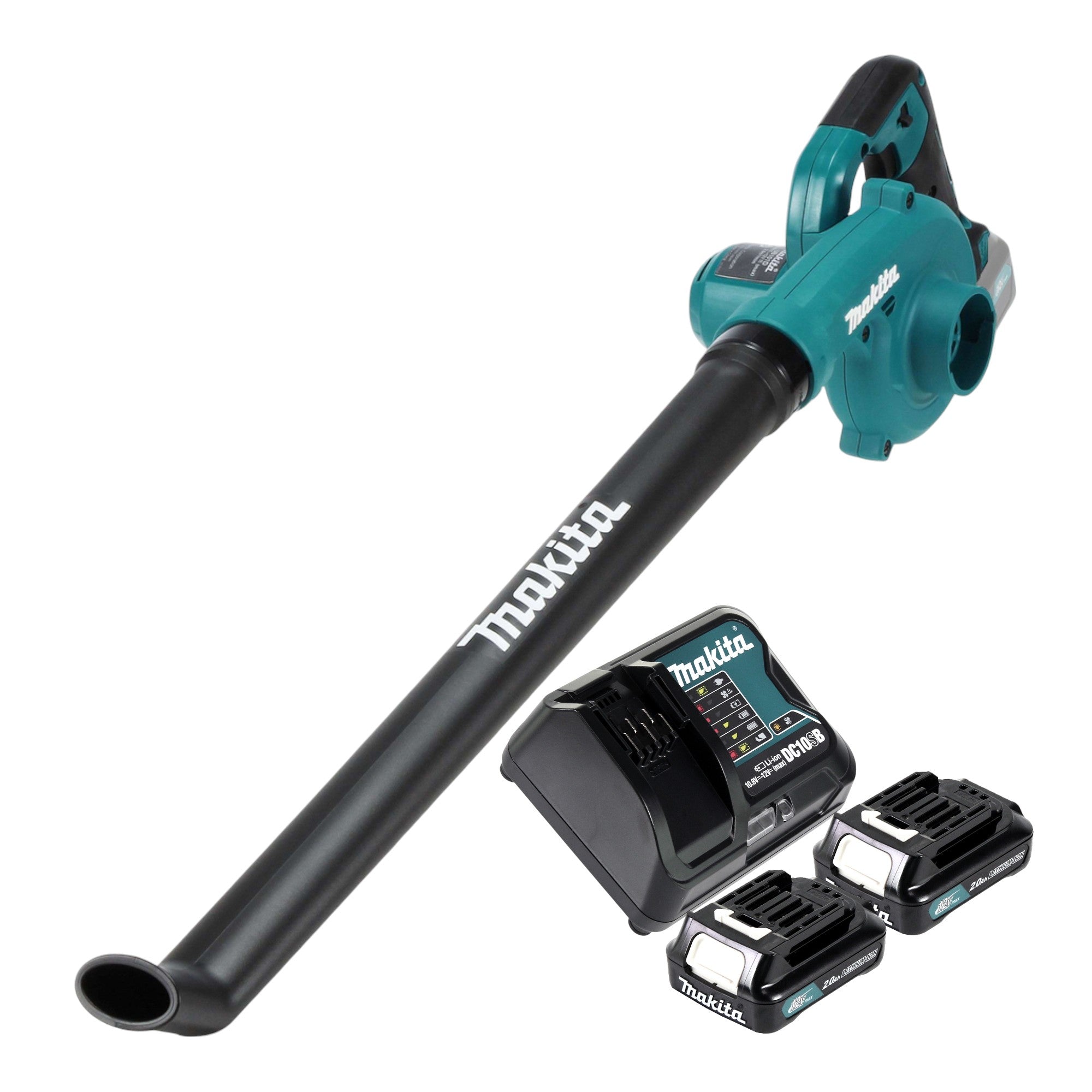 Makita UB 101 DSA Akku Geblaese 12 V max 2x Akku 2 0 Ah Ladegeraet 0 - toolbrothers