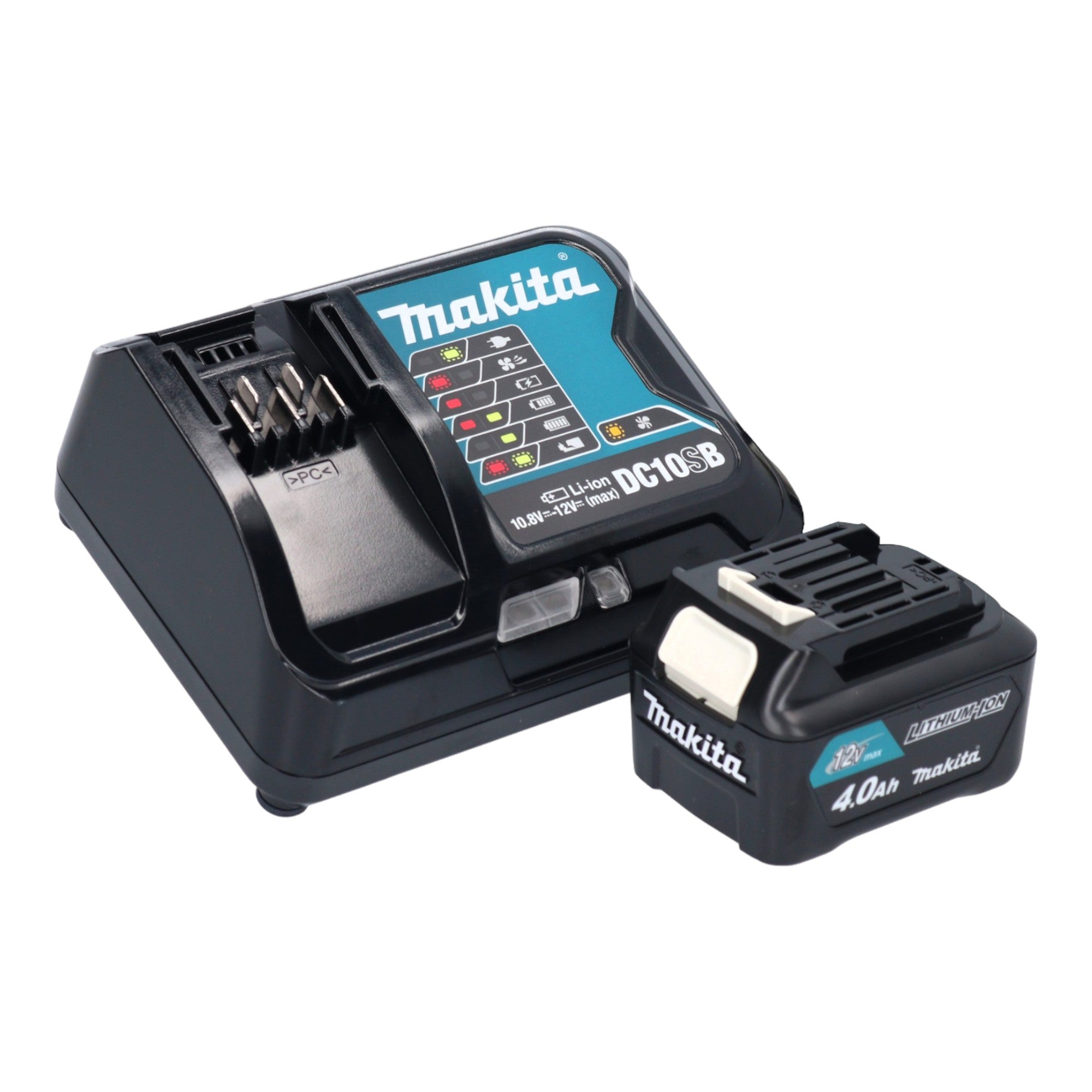Makita UB 101 DSM1 Akku Geblaese 12 V max 1x Akku 4 0 Ah Ladegeraet 2 - toolbrothers