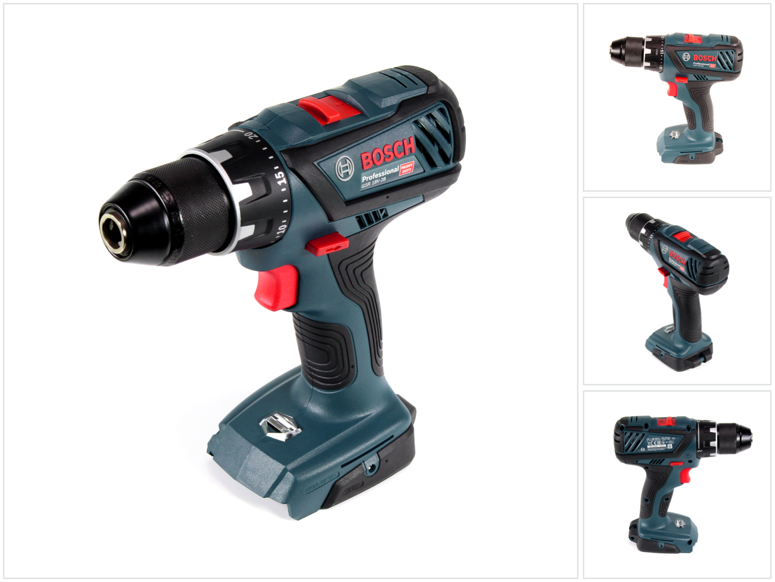 Bosch GSR 18V 28 Professional Akku Bohrschrauber 18 V 63 Nm Solo 06019H4100 ohne Akku ohne Ladegeraet 0 - toolbrothers