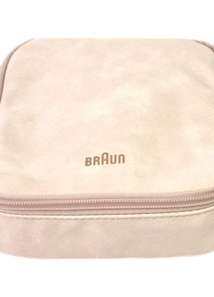 BRAUN Silk-épil 9 Flex 9-100 Beauty-Set Epilierer Damen / Haarentferner + FaceSpa Gesichtsreinigungsbürste + 9 Aufsätze + Tasche weiß / gold