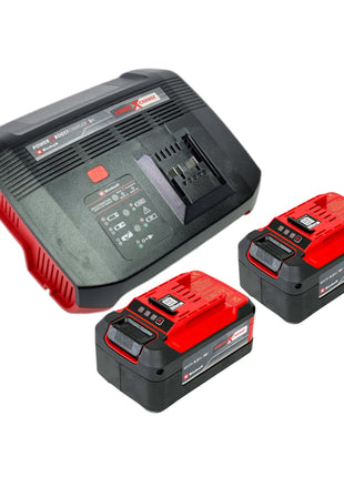 Soplador y aspirador de hojas a batería Einhell GE-CL 36 Li E 36 V (2x 18 V) Power X-Change Brushless + 2x batería 5,2 Ah + cargador