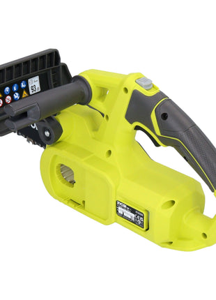 Motosierra de batería RYOBI RY18CS20A 18 V ONE+ 20 cm compacta + 2x baterías 5,0 Ah + cargador