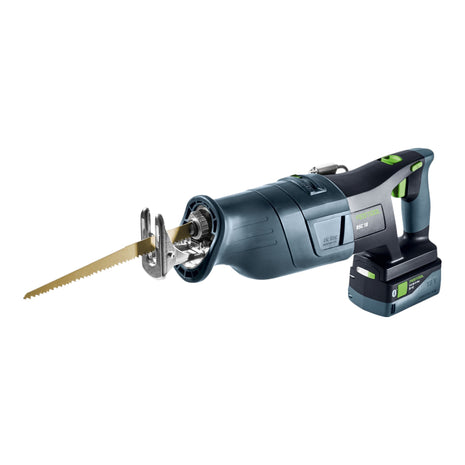 Festool RSC 18 EB-Basic-5,0 Akku Säbelsäge 18 V Brushless ( 578409 ) + 1x Akku 5,0 Ah + Systainer - ohne Ladegerät