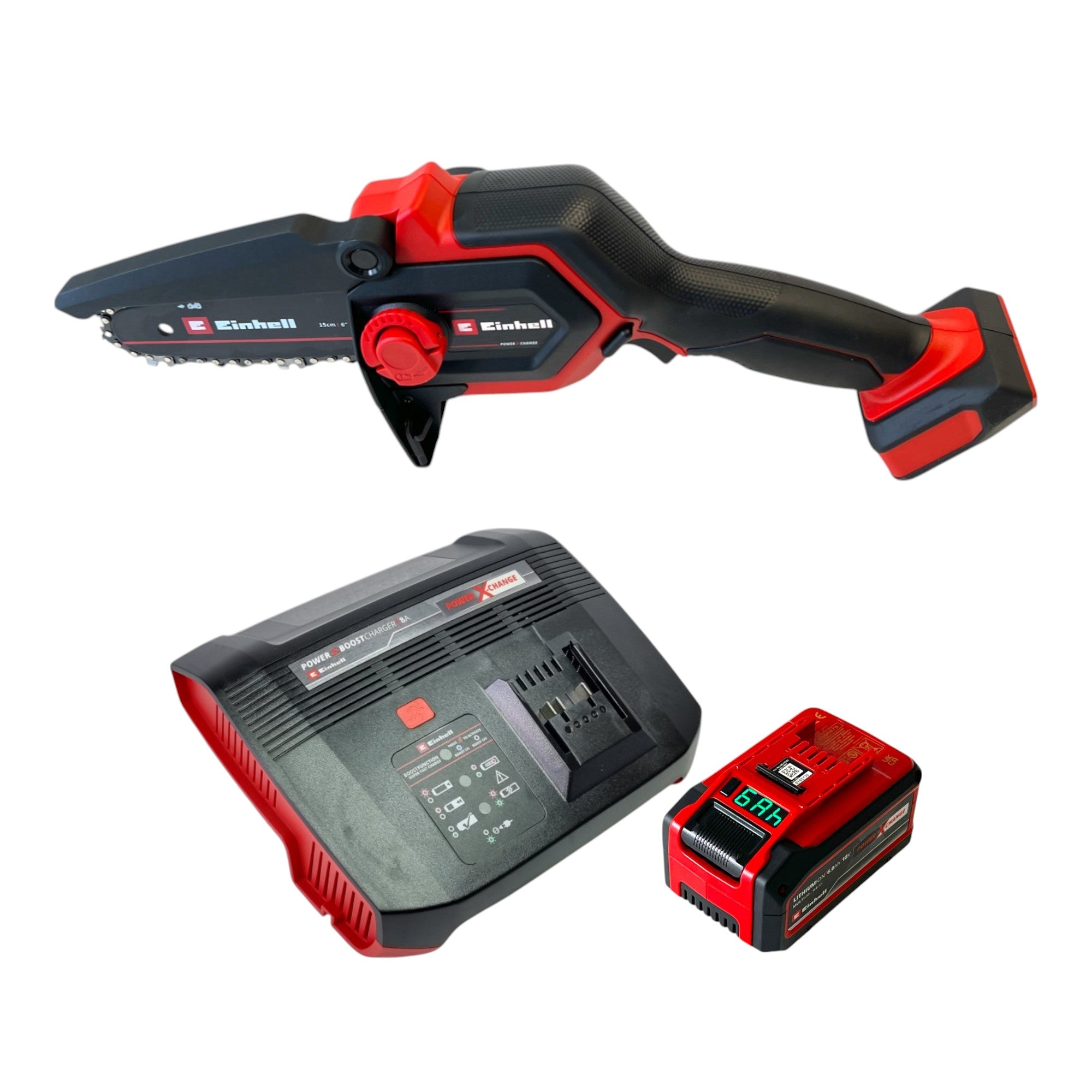 Einhell GE PS 18 15 Li BL Akku Astkettensaege 18 V 15 cm Brushless 1x Akku 6 0 Ah Ladegeraet 0 - toolbrothers