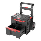 Qbrick System PRO Cart 2.0 Plus Cajón 2 caja móvil con ruedas 520 x 415 x 660 mm 9,5 l 12 l doble asa telescópica extraíble