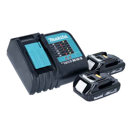 Tagliasiepi a batteria Makita DUH 606 SY2 18 V 600 mm brushless + 2x batteria 1,5 Ah + caricabatterie