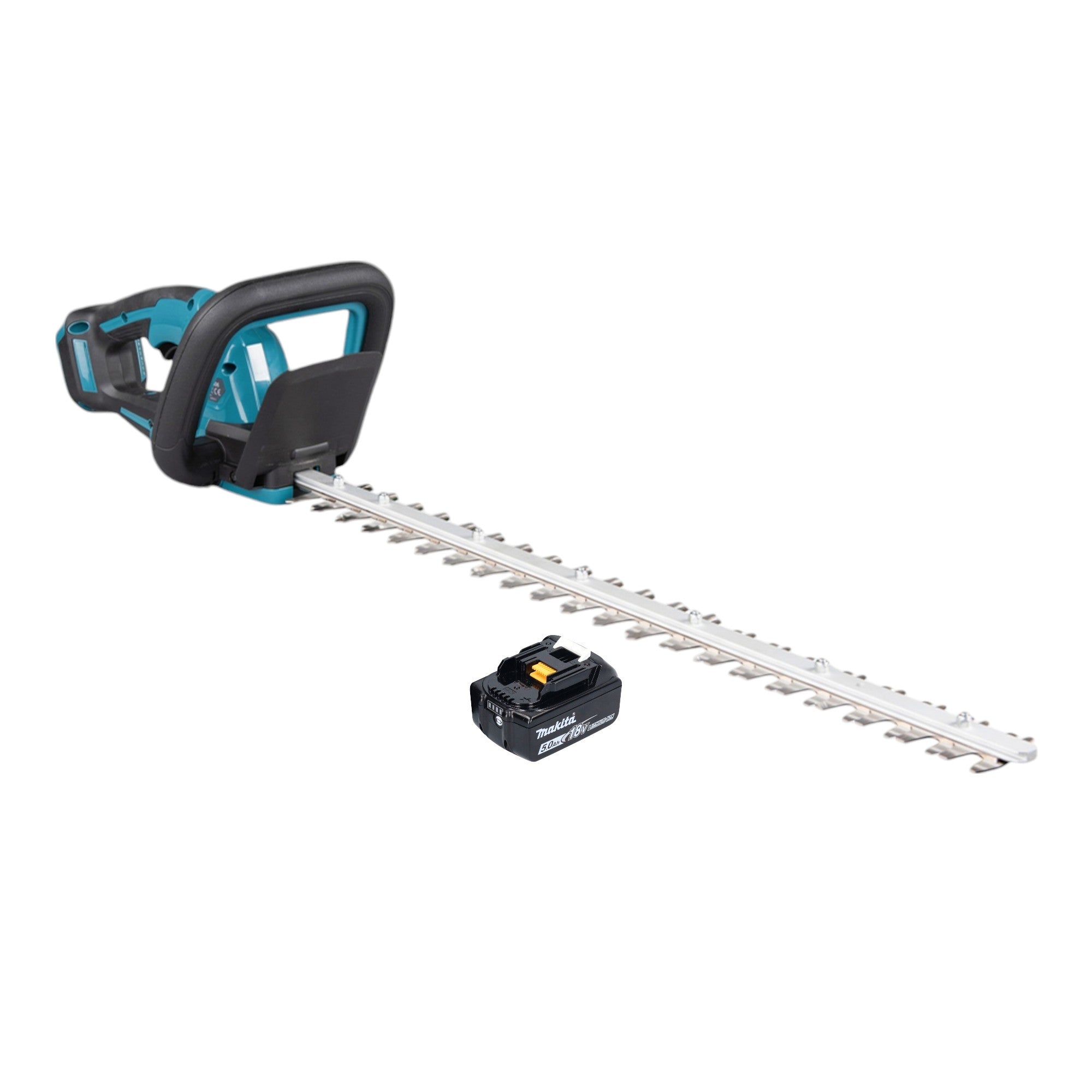 Makita DUH 606 T Akku Heckenschere 18 V 600 mm Brushless 1x Akku 5 0 Ah ohne Ladegeraet 0 - toolbrothers