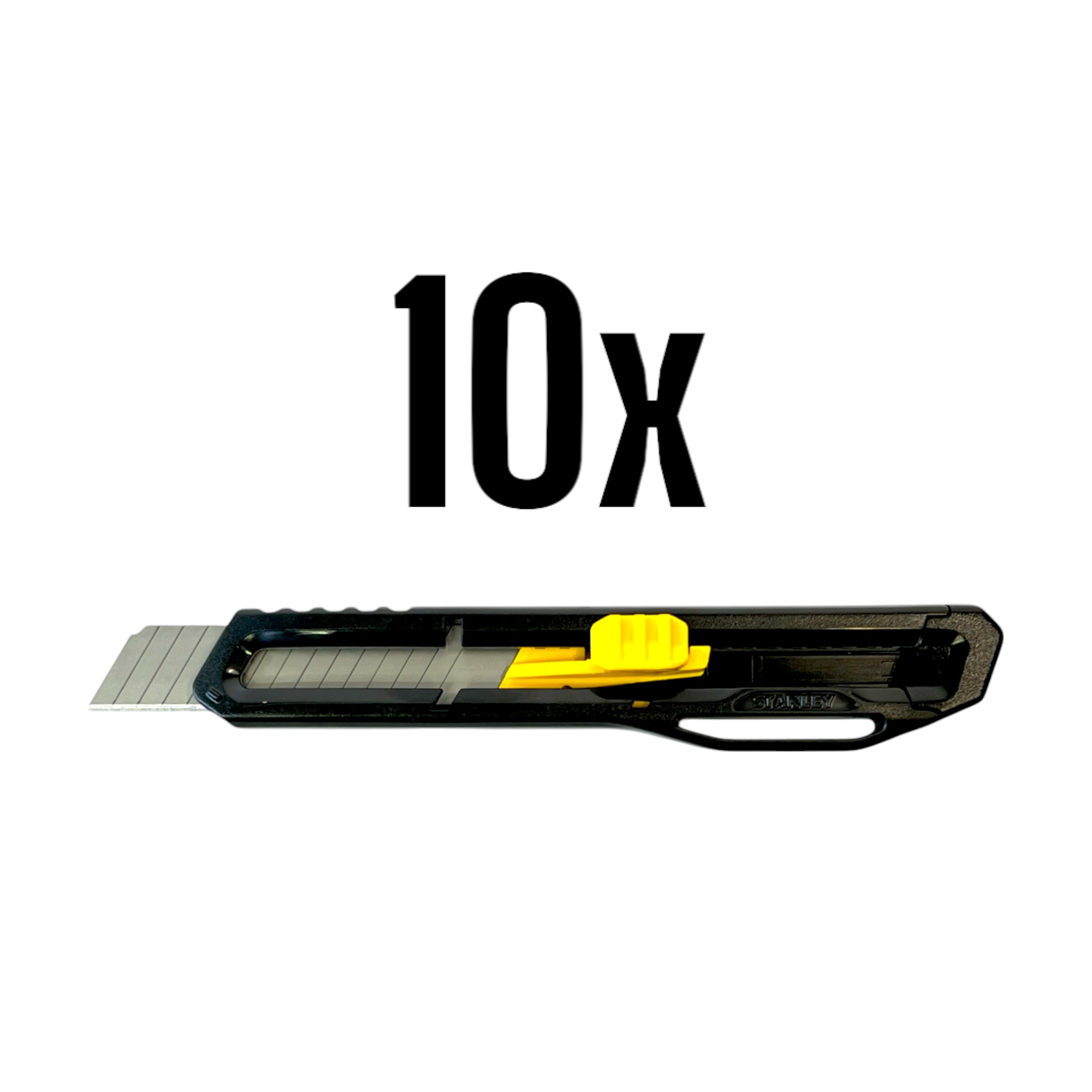 Stanley Cuttermesser Standard 10 Stk 10x STHT10323 8 18 mm breite mit abrechbarer Klinge 0 - toolbrothers