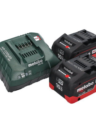 Metabo RW 18 LTX 120 Ruhrwerk sans fil 18 V 40 l Volume de mélange 2x batterie LiHD 10,0 Ah + chargeur