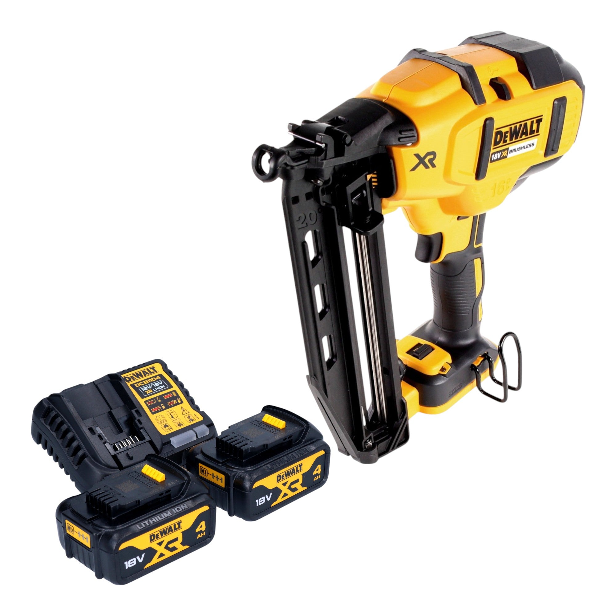 DeWalt DCN 660 M2 Akku Nagler 18V 32 63 mm Brushless 2x Akku 4 0 Ah Ladegeraet 0 - toolbrothers