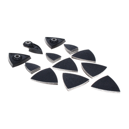 Fein Multimaster MM 700 Max utensile multifunzione 450 W Starlock Max Black Edition + set di accessori per la levigatura 63 pezzi + L-Boxx