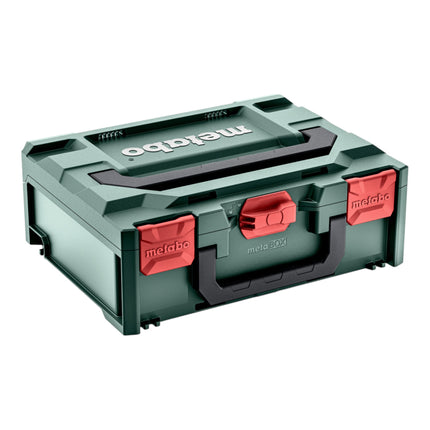 Set base Metabo 18 V 2x batteria LiHDX 8,0 Ah + caricatore ASC 290 + metaBOX ( 685305000 )