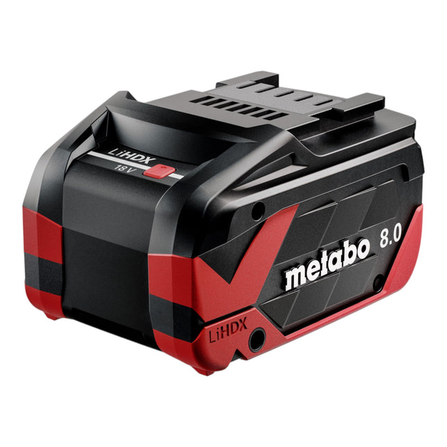 Set base Metabo 1x batteria LiHDX 18 V 8,0 Ah ( 624975000 ) + caricatore ASC 290 ( 627370000 )