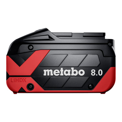 Set base Metabo 3x batteria LiHDX 18 V 8,0 Ah ( 3x 624975000 ) + caricatore ASC 290 ( 627370000 )