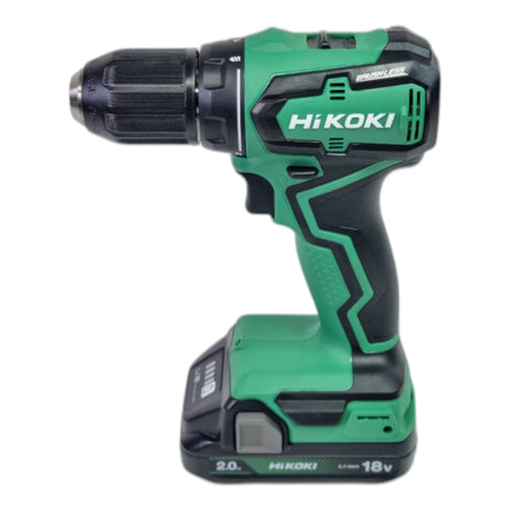 HiKOKI DS18 DDWRZ trapano avvitatore a batteria 18 V 55 Nm brushless + 2x batteria ricaricabile 2,0 Ah + caricabatterie + custodia