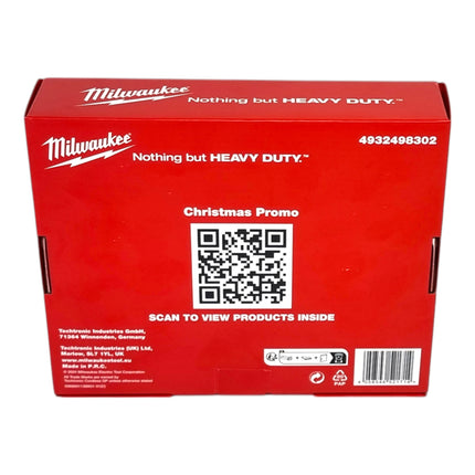 Calendario natalizio Milwaukee 2024 6 pezzi ( 4932498302 ) + Set di bit Shockwave 75 pezzi Impact Duty ( 4932492008 )