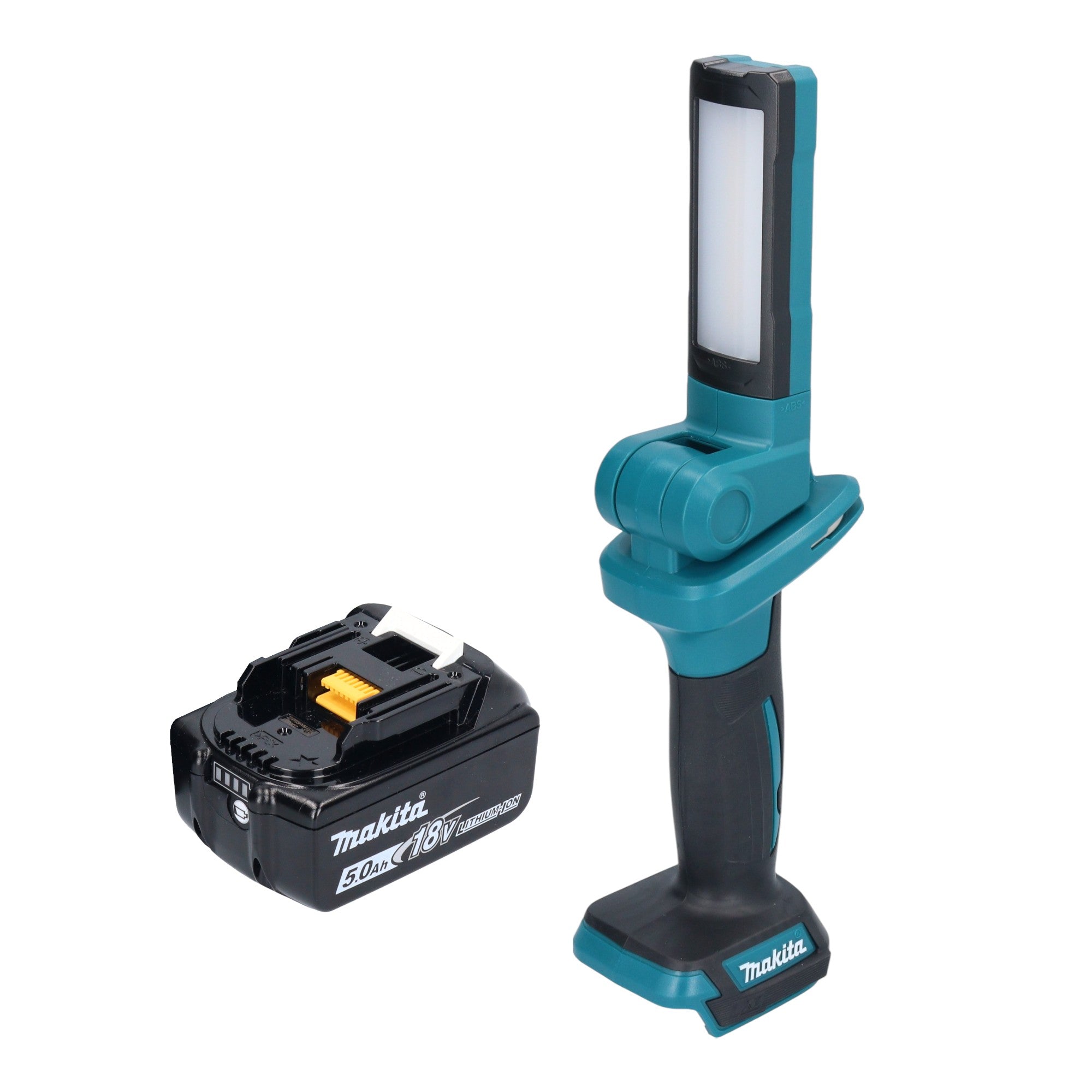 Makita DML 816 T1 Akku Arbeitsleuchte 18 V 100 500 lm LED 1x Akku 5 0 Ah ohne Ladegeraet 0 - toolbrothers