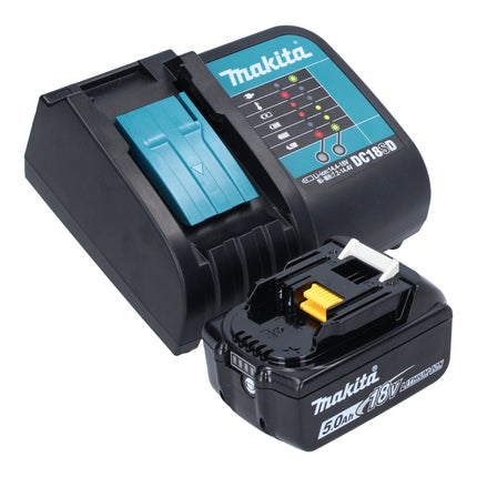 Makita DML 816 ST1 Lampada da lavoro a batteria 18 V 100 - 500 lm LED + 1x batteria ricaricabile 5,0 Ah + caricatore